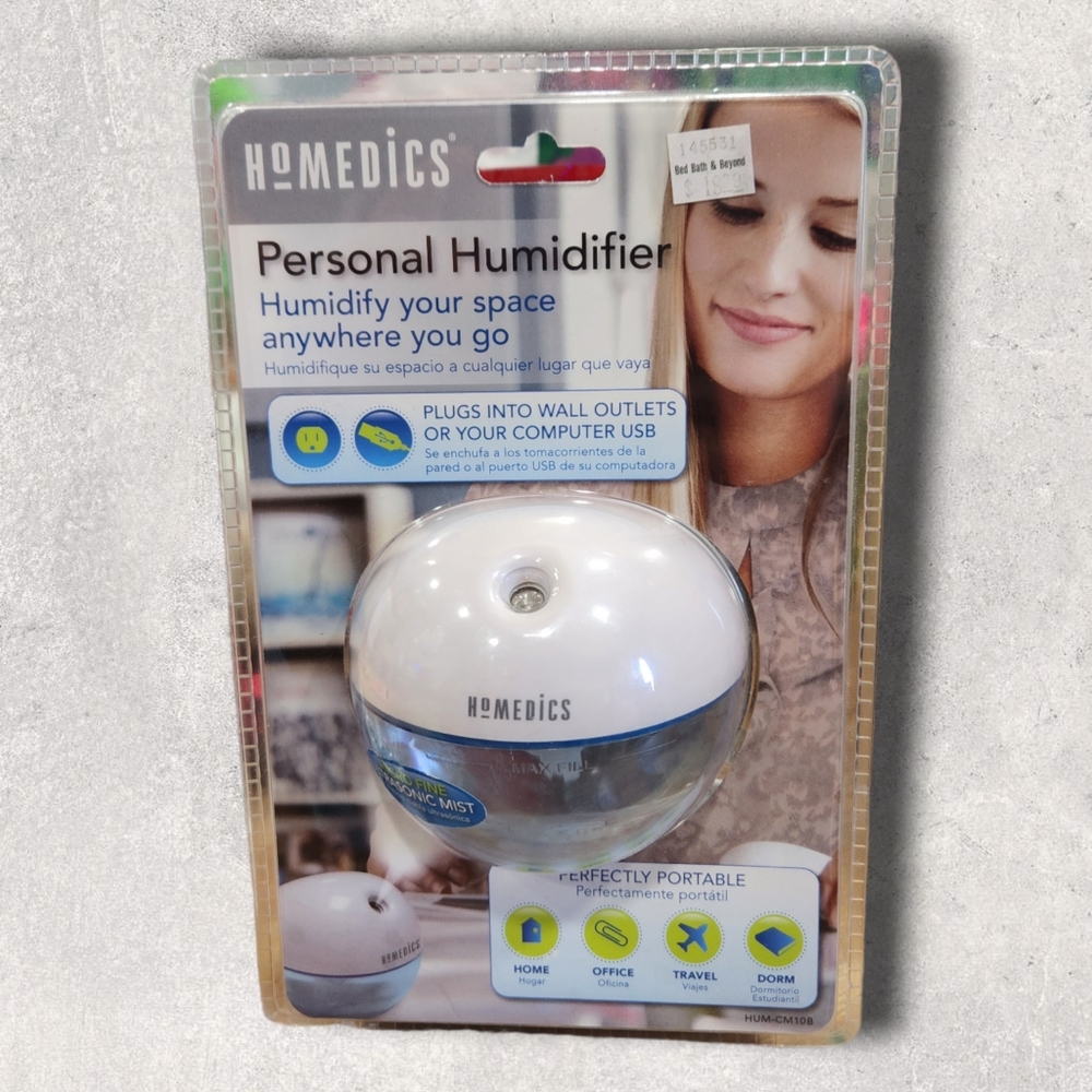 NIB Homedics personal humidifier